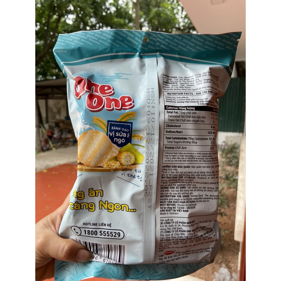 Bánh gạo One One vị sữa ngô 159g