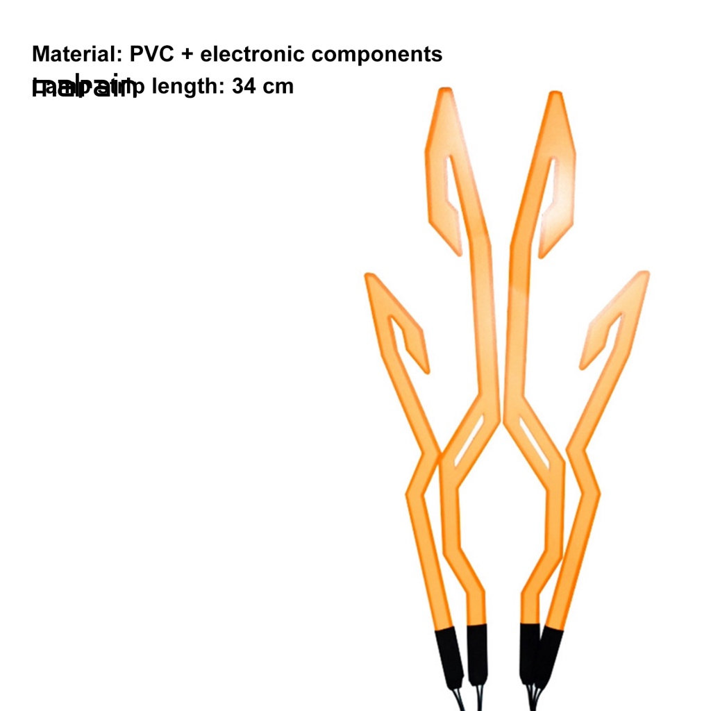 Miếng Dán Trang Trí Mũ Bảo Hiểm Có Đèn LED Tiện Dụng Khi Lái Xe Ban Đêm
