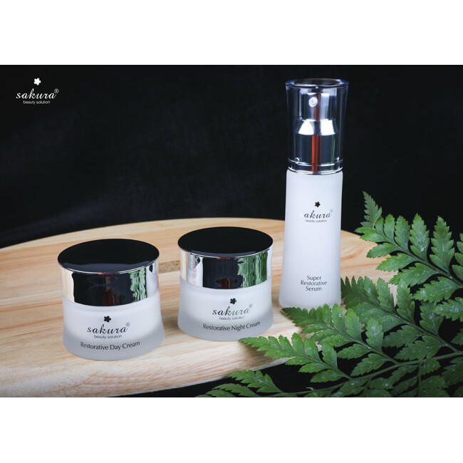 Bộ sản phẩm phục hồi da chống lão hoá Sakura Restorative | BigBuy360 - bigbuy360.vn