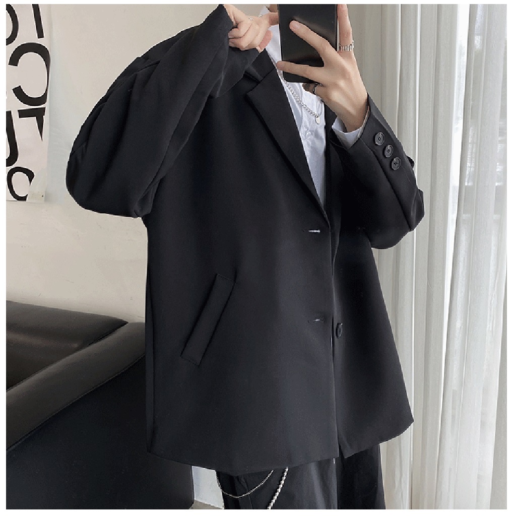 Áo khoác Nam, Blazer Nam Form Rộng phong cách Hàn Quốc MANTO AD006