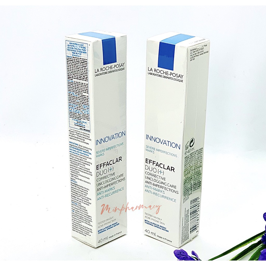 KEM DƯỠNG GIẢM MỤN VÀ VẾT THÂM LA ROCHE POSAY EFFACLAR DUO (+) 40ml