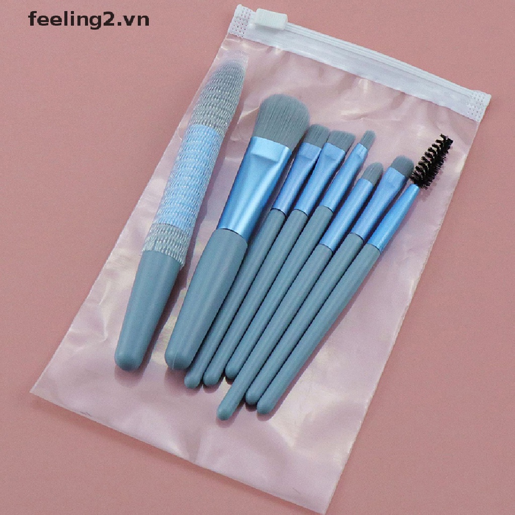 Set 8 Cọ Trang Điểm Lông Mềm mini Dễ Sử Dụng
