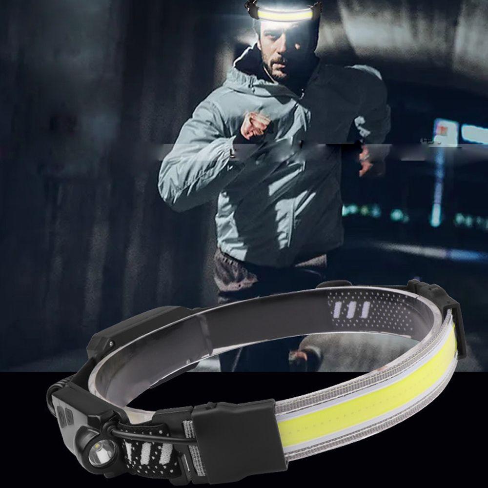 Đèn Đội Đầu COB Cảm Ứng Ban Đêm Đa Ứng Dụng Cho Hoạt Động Ngoài Trời