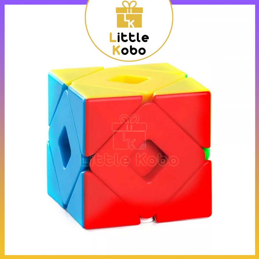 Rubik Biến Thể Moyu MeiLong Double Skewb Stickerless MFJS Rubic Skewb Cube Đồ Chơi Trí Tuệ