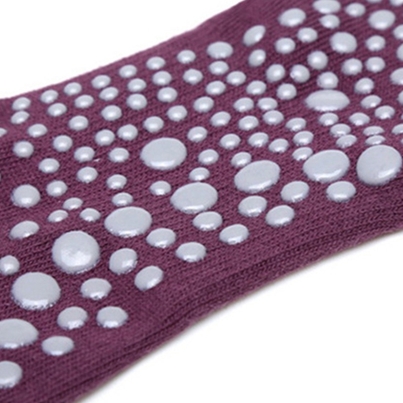 Tất Dài Tách Ngón Chống Trượt Có Đệm Silicone Tiện Dụng Cho Nữ Tập Yoga