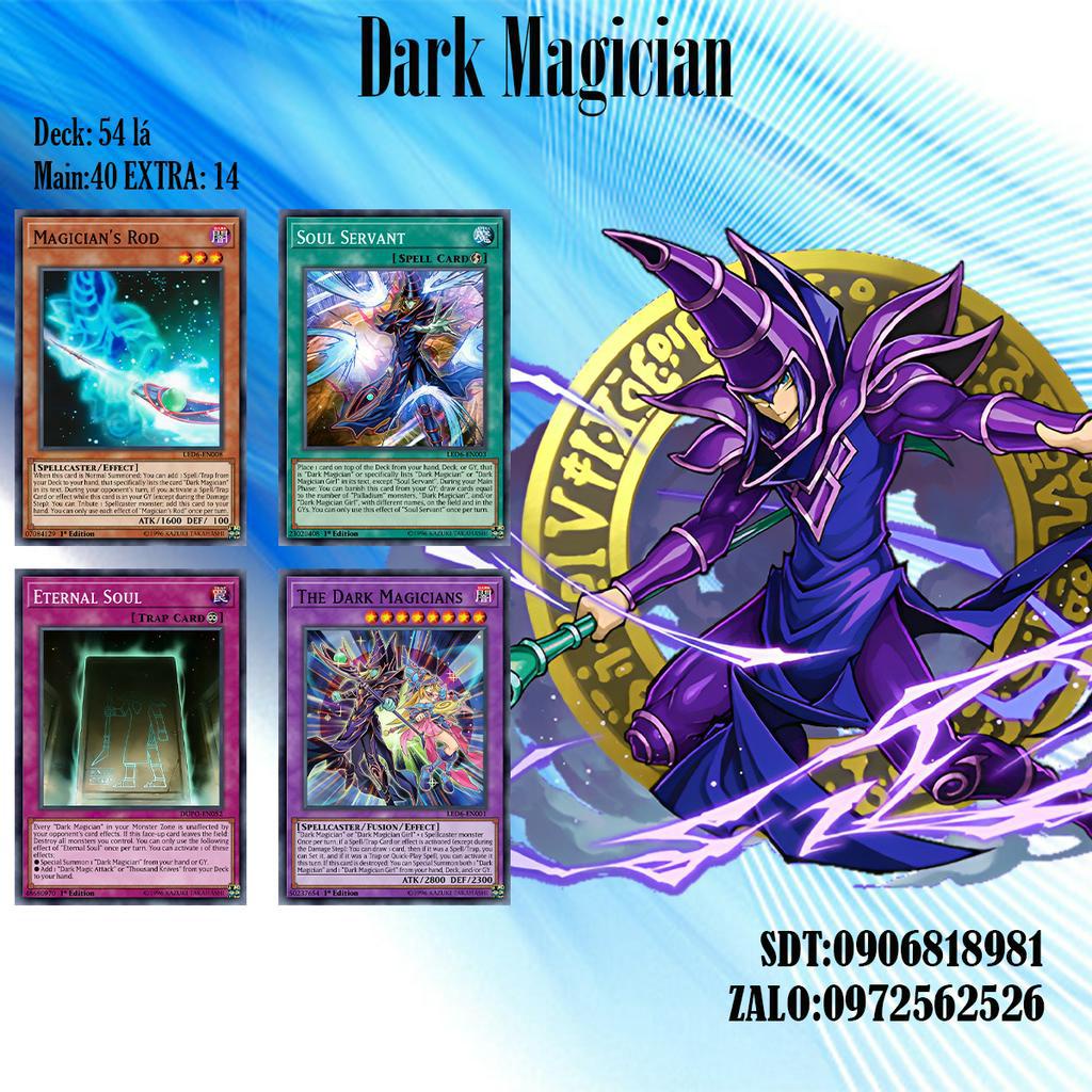  Bài YuGiOh - Bộ 54 lá bài Dark Magician - Dark Magician Deck - Card Game VN Giá Rẻ