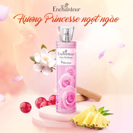 [HB Gift] Nước hoa toàn thân cao cấp Enchanteur hương Princesse 100ml