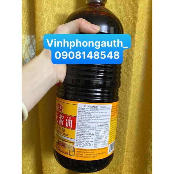 HẮC XÌ DẦU HƯƠNG NẤM 1.75L - SUPERIOR MUSHROOM SOY SAUCE HADAY