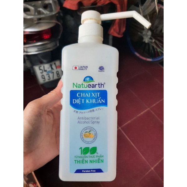 Chai Xịt Diệt Khuẩn Natuearth 750ml