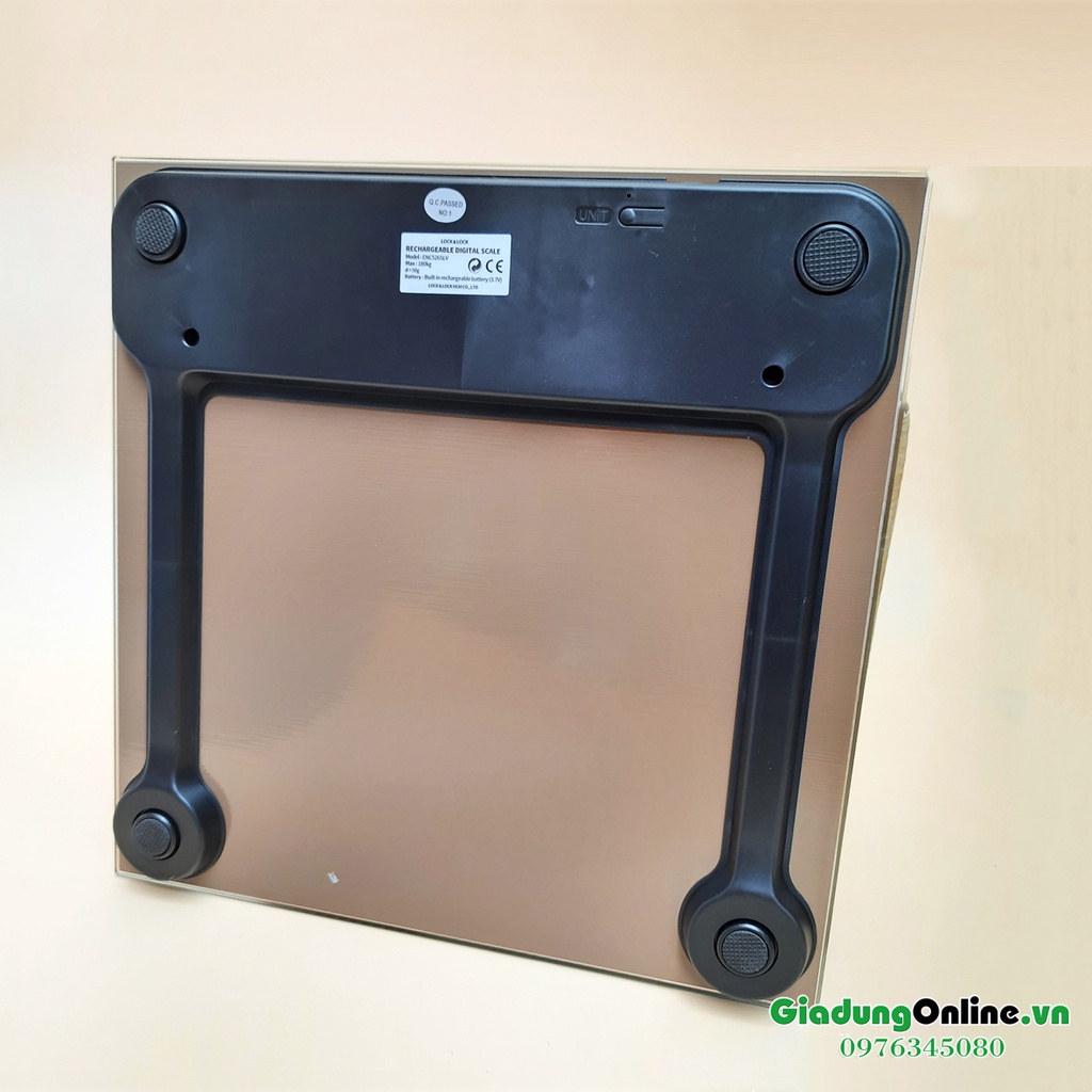 Cân Sức Khỏe Điện Tử ENC526 SLV Bền Đẹp Độ Chính Xác Cao, Pin Sạc 180kg