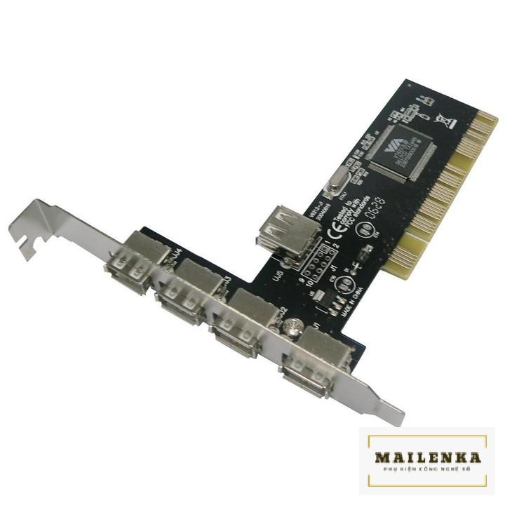 Card Chuyển Đổi PCI ra 4 cổng USB 2.0