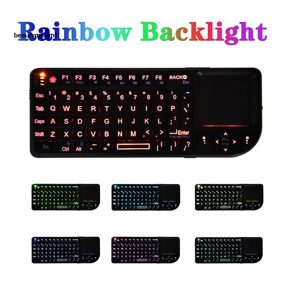 Bàn Phím Mini A8 2.4ghz Không Dây Tích Hợp Chuột Cảm Ứng Cho Tv Box