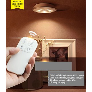 Đèn Led dùng Pin sạc - có điều khiển từ xa