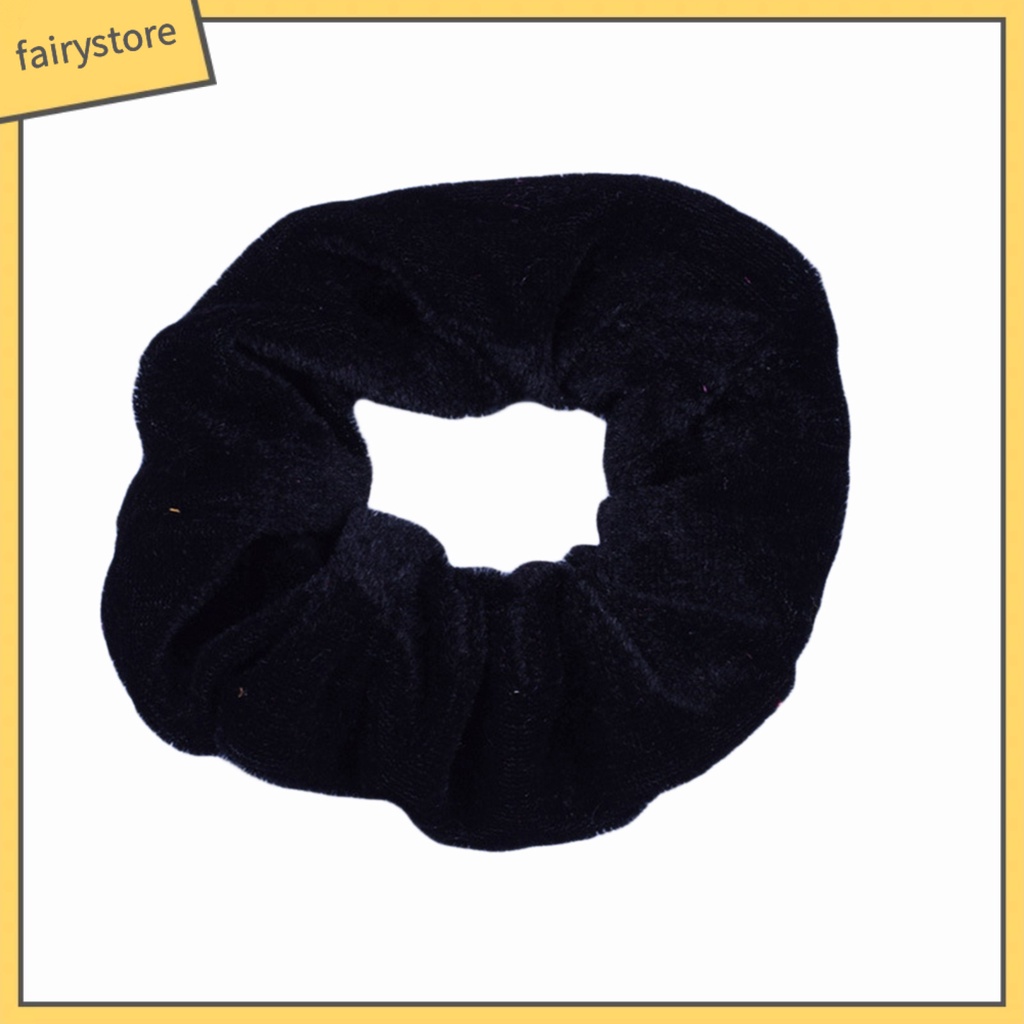 Dây Buộc Tóc Màu Trơn Thiết Kế Đơn Giản Cho Nữ