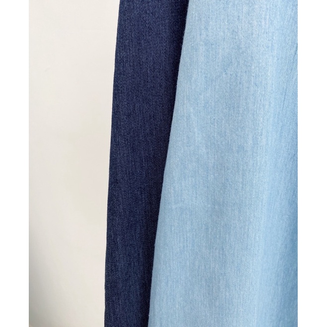 Chân váy denim form suông thiết kế Ma Vie