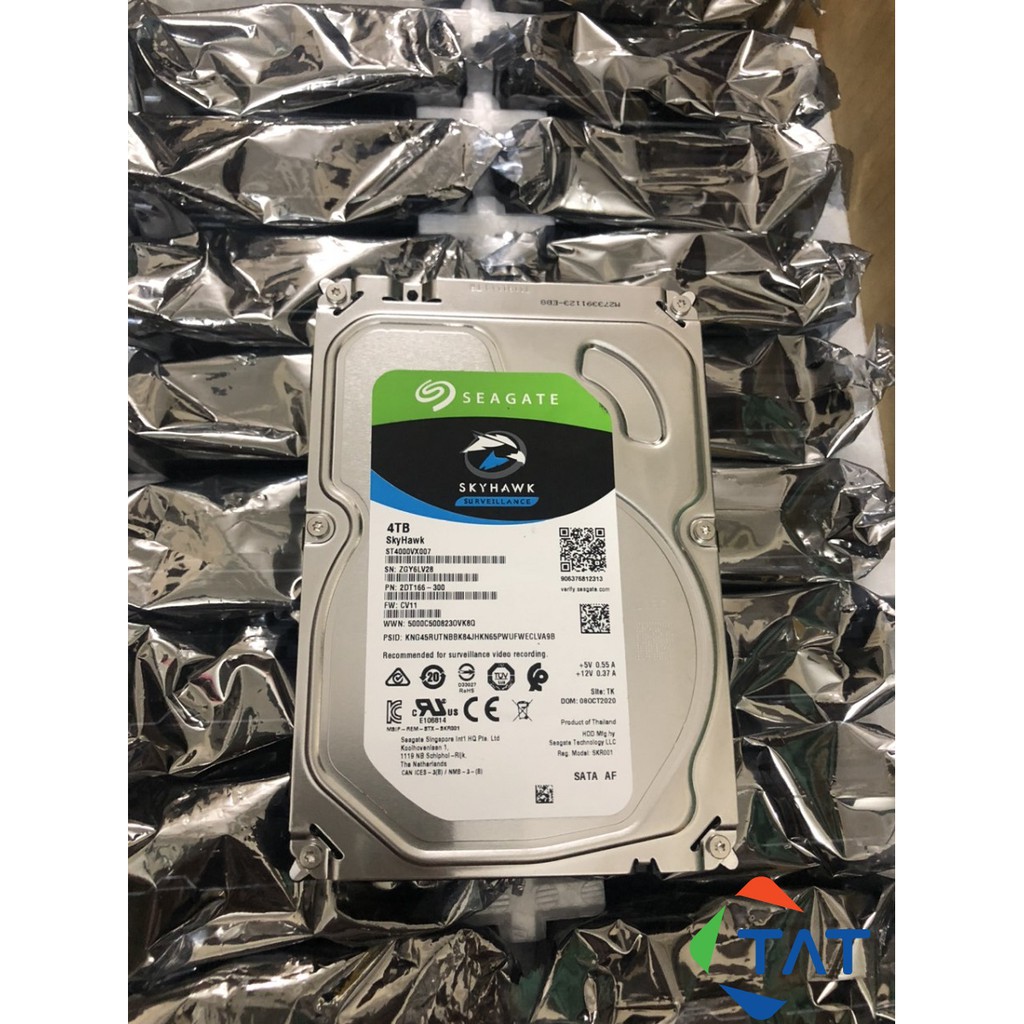 Ổ Cứng HDD Seagate 3.5"inch SATA 6Gb/s 4TB 3TB 2TB 1TB Chuyên dụng cho Camera và Karaoke