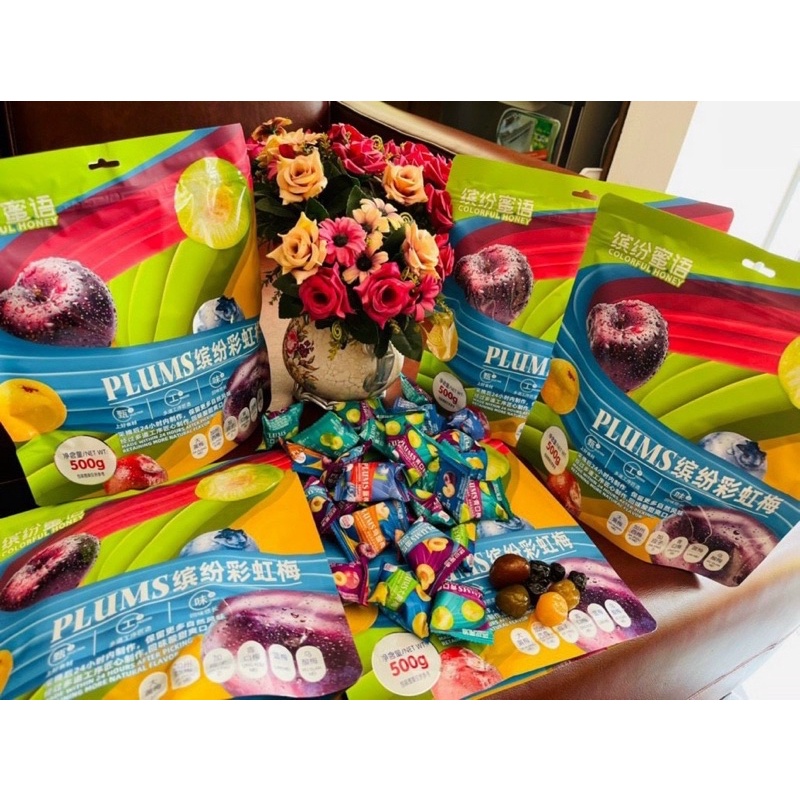 Ô mai mix 6 vị túi 500gram