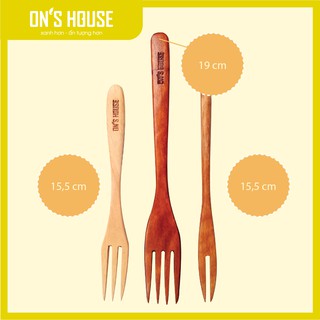 Dĩa gỗ, nĩa gỗ on's house an toàn tiện dụng