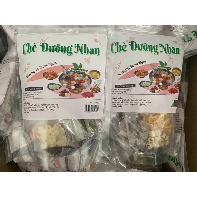 Set chè dưỡng nhan nấu 10ly hương vị thơm ngon