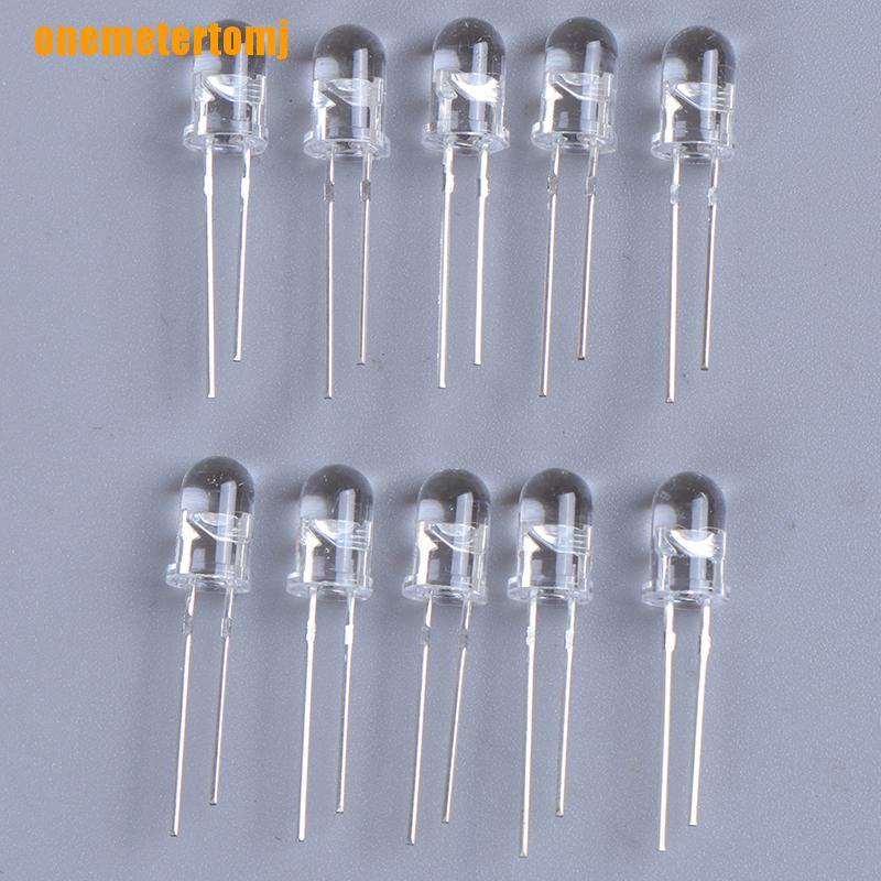 Bộ 100 Đèn Led Điốt 5mm Thiết Kế Nhiều Màu Sắc