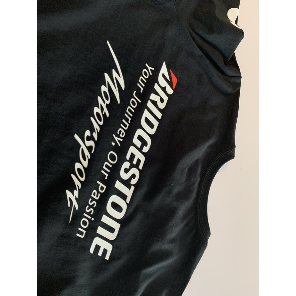 Áo Thun Biker - Bridgestone Motorsport Unisex Nam Nữ tay ngắn có Big Size Cho