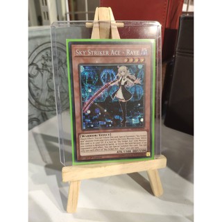 Lá bài thẻ bài Yugioh Sky Striker Ace - Raye – Prismatic Secret Rare - Tặng bọc bài nhựa bảo quản