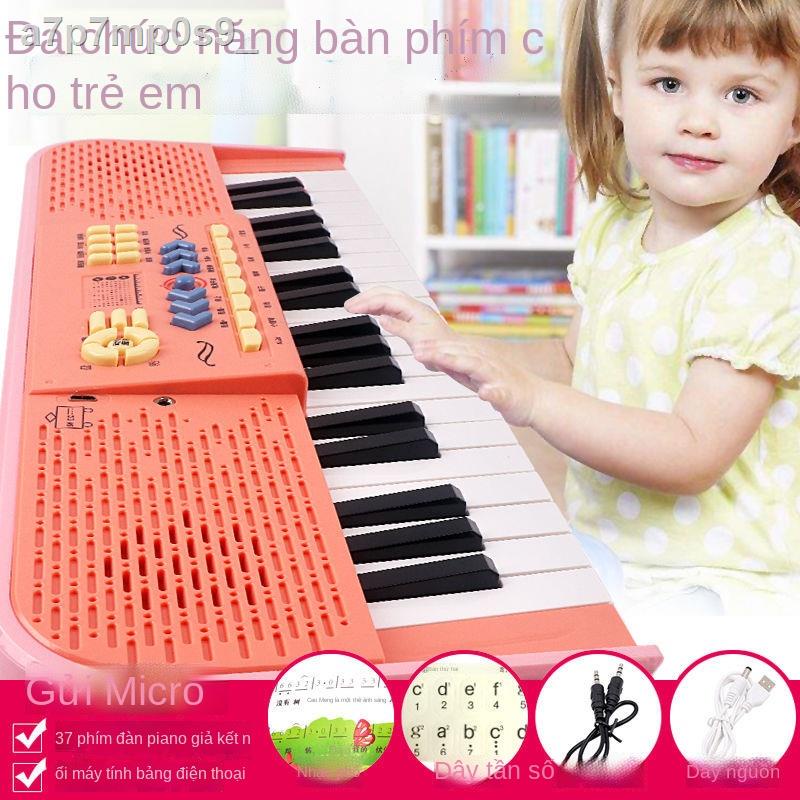 ■Đàn organ điện tử trẻ em giáo dục sớm có thể chơi đồ chơi âm nhạc 1-3-6 tuổi cô gái nhỏ bé mới bắt đầu