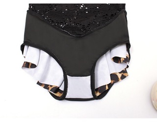 Bikini bé gái phối ren 1 mảnh