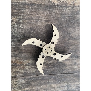Con quay đồ chơI spinner 4 cánh bằng gỗ giúp giảm stress hiệu quả