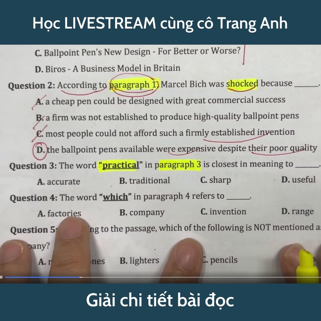 SÁCH CÔ TRANG ANH - 500 Bài Đọc Hiểu Đọc Điền Tiếng Anh Ôn Thi THPT Quốc Gia 2022.