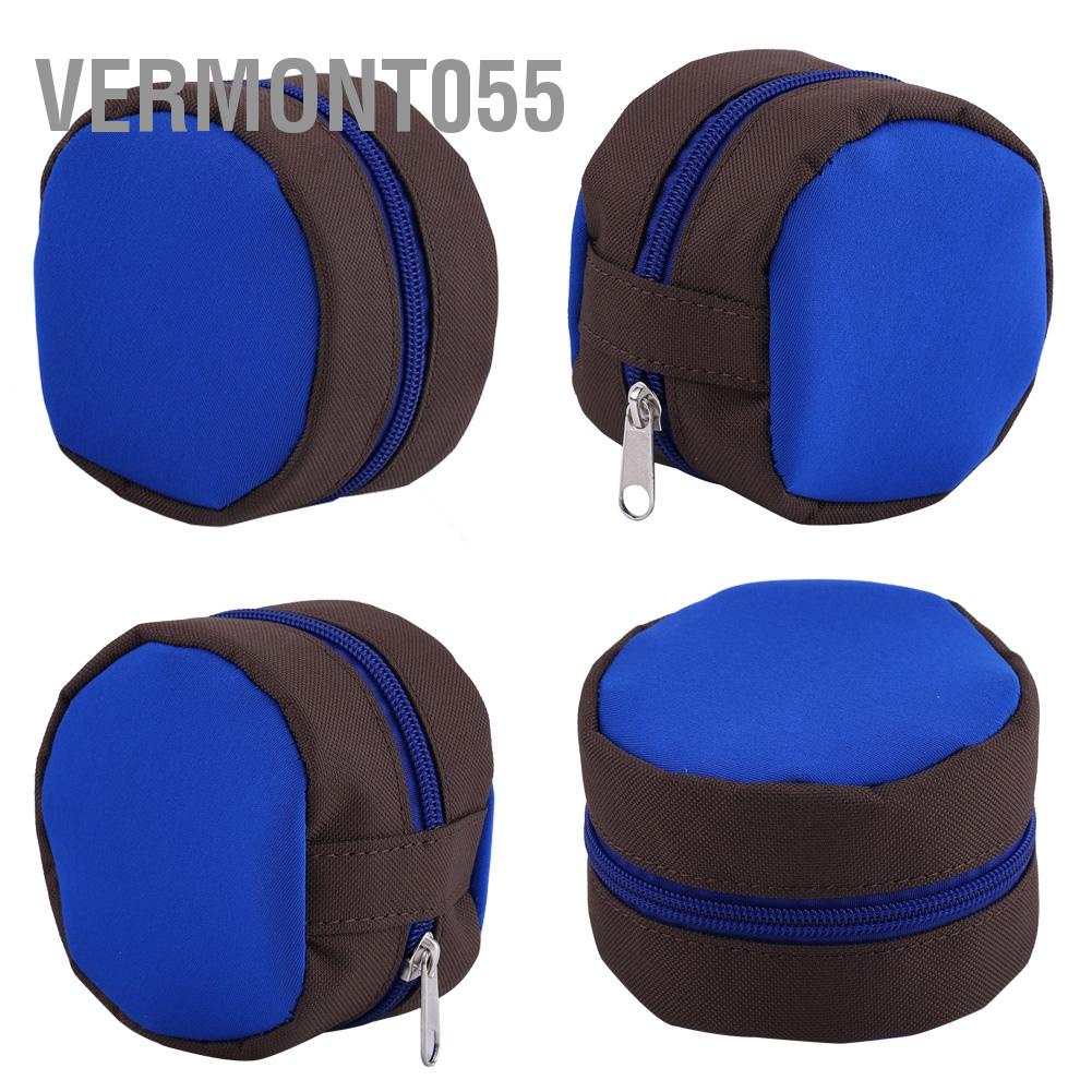 Hàng Hot An toàn Fly Fishing Reel Case Protector Soft Pocket Cover Bag Túi đựng túi Hàng giao ngayVermont055