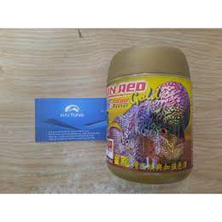 Thức ăn, cám cá cao cấp dành riêng cho cá la hán SUN RED GOLD 120g