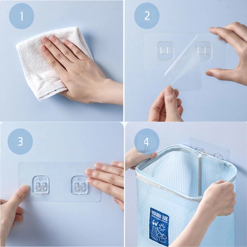 Giỏ Đựng Quần Áo Bẩn Treo Tường Sức Chứa Lớn Có Thể Gập Lại Tiện Dụng