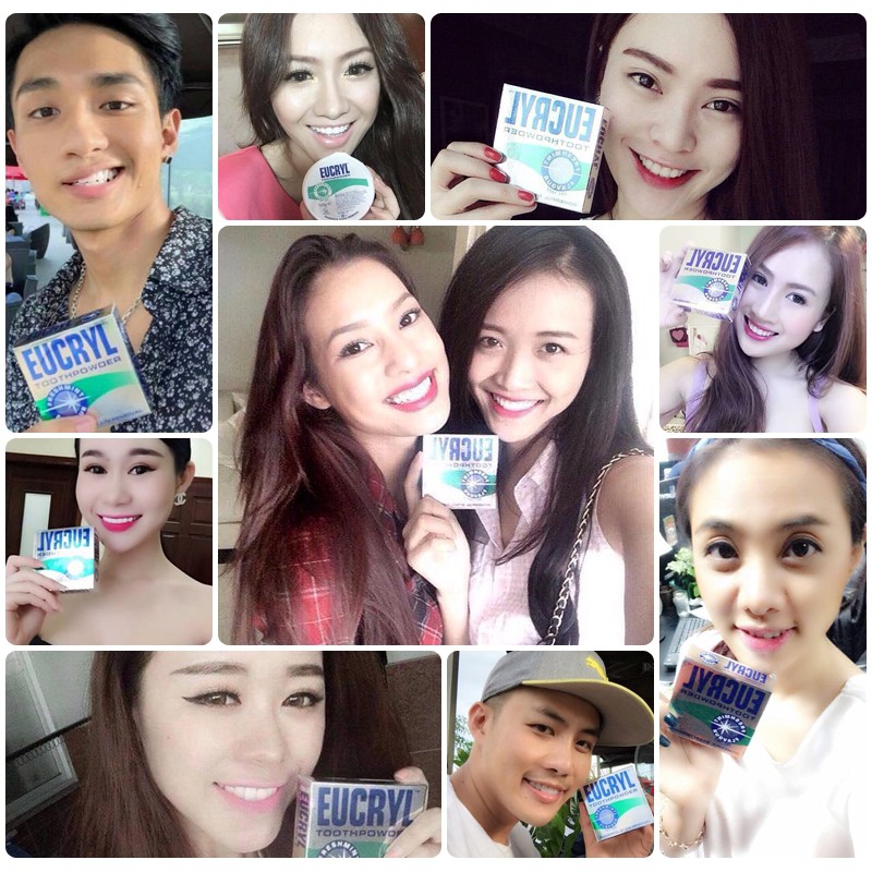 Bột Bạc Hà Eucryl Toothpower Giúp Sạch Miệng Trắng Răng, Hơi Thở Thơm Mát 50g