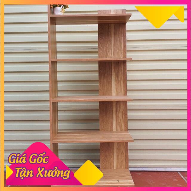 Kệ Sách Gỗ 5 Tầng - Kệ gỗ góc tường