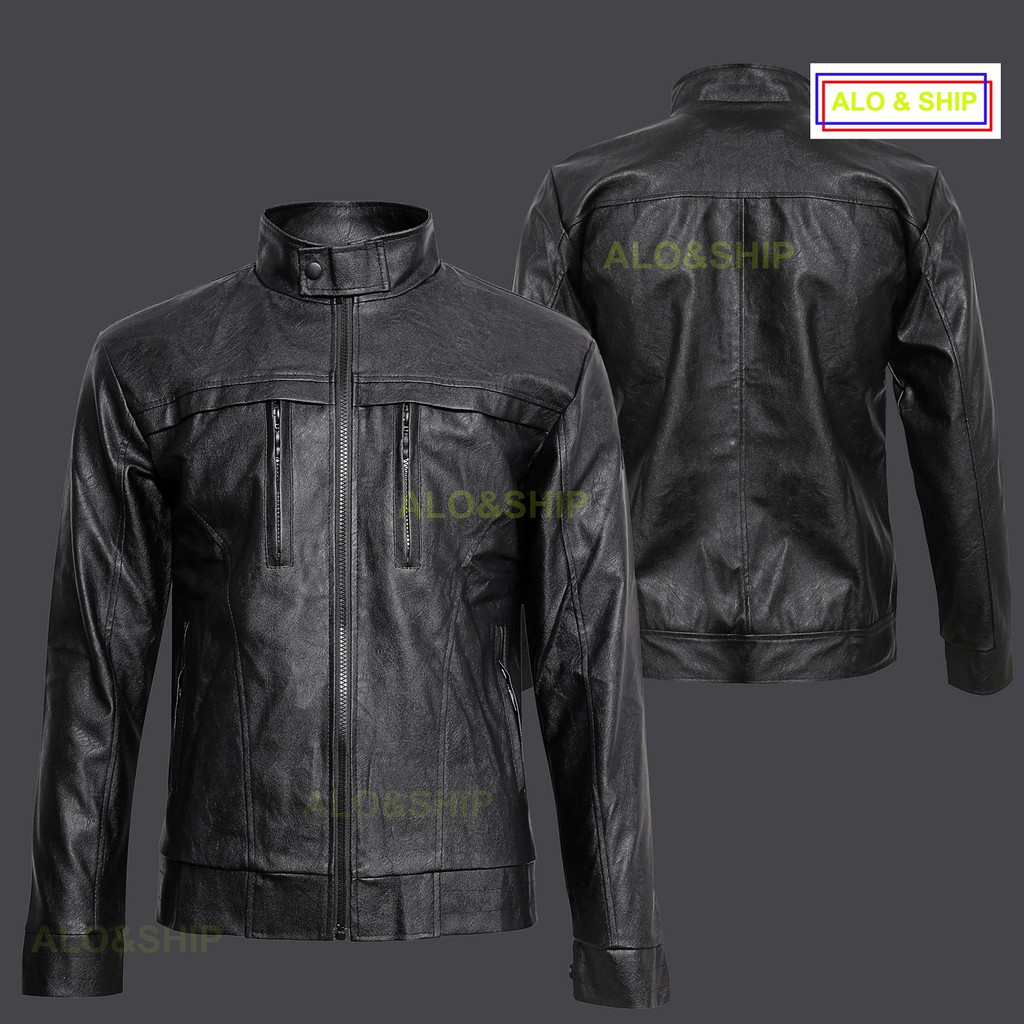 Áo Khoác Da Lót Lông Nam Thời Trang Cao Cấp Pious AD022K + Tặng Kèm Kính | BigBuy360 - bigbuy360.vn