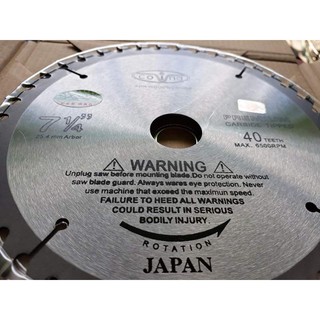 Lưỡi cắt gỗ COVINA 180mm
