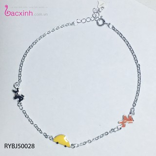 Lắc chân bạc ý 925 bạc xinh huệ ngân -little horse rybj50028