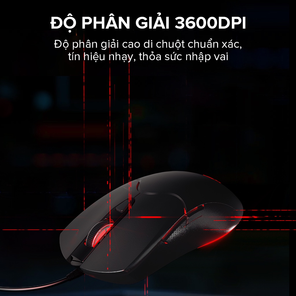 Bộ Bàn Phím Cơ Và Chuột Gaming Gamen Station II Đèn Led Màu Đen Hàng Chính Hãng