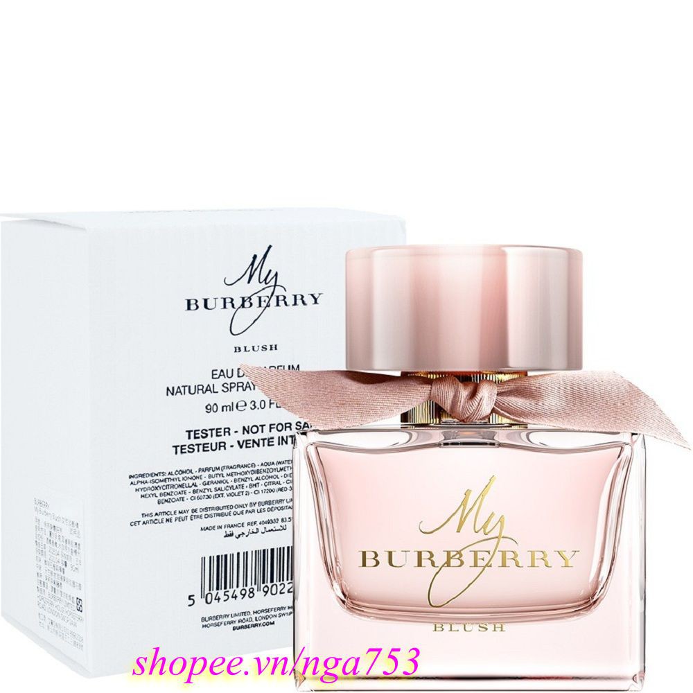 Nước Hoa Nữ Tester 90ml Burberry My Burberry Blush, nga753 Uy Tín Từ Chất Lượng.