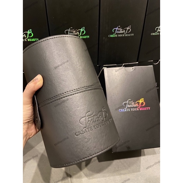 Ống da đựng cọ trang điểm size lớn, đựng đc 30-80 cây cọ tuỳ size