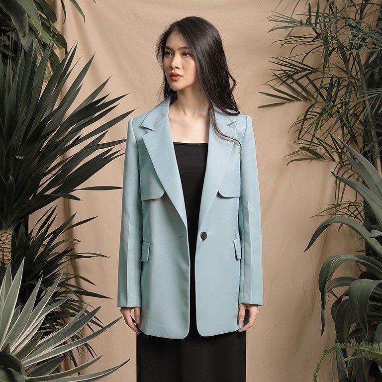 Áo vest nữ 1 lớp , áo blazer đai eo dáng dài , chất vải ford Hàn Quốc cao cấp, hàng thiết kế TK FASHION K247.1