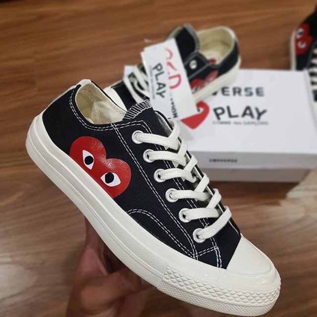 Giày converse đen tim cổ thấp hàng 1.1