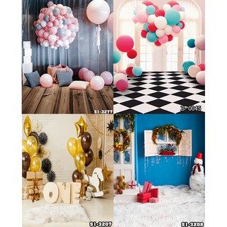 Phông nền bằng vải dùng chụp ảnh tùy chỉnh trang trí sinh nhật tiệc tùng phong cách Âu Mỹ dành cho bé sơ sinh