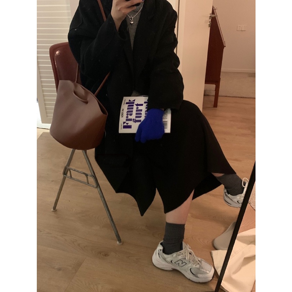 Áo Khoác Len Hai Mặt Dáng Dài Thời Trang Thu Đông Cho Nữ 2021 | BigBuy360 - bigbuy360.vn