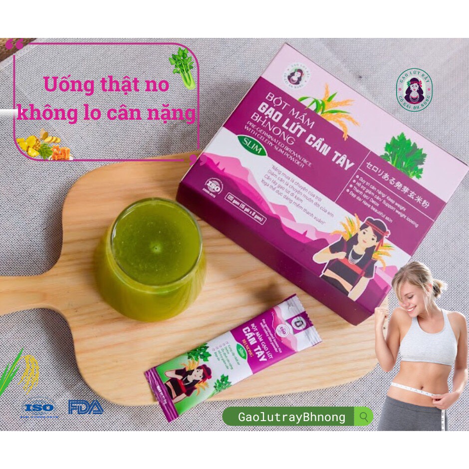 Bột mầm gạo lứt cần tây Bhnong