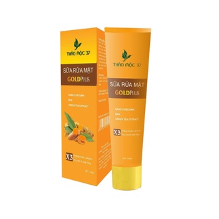 [TẶNG NẠ TRẮNG DA] SỮA RỬA MẶT GOLD PLUS THẢO MỘC 37