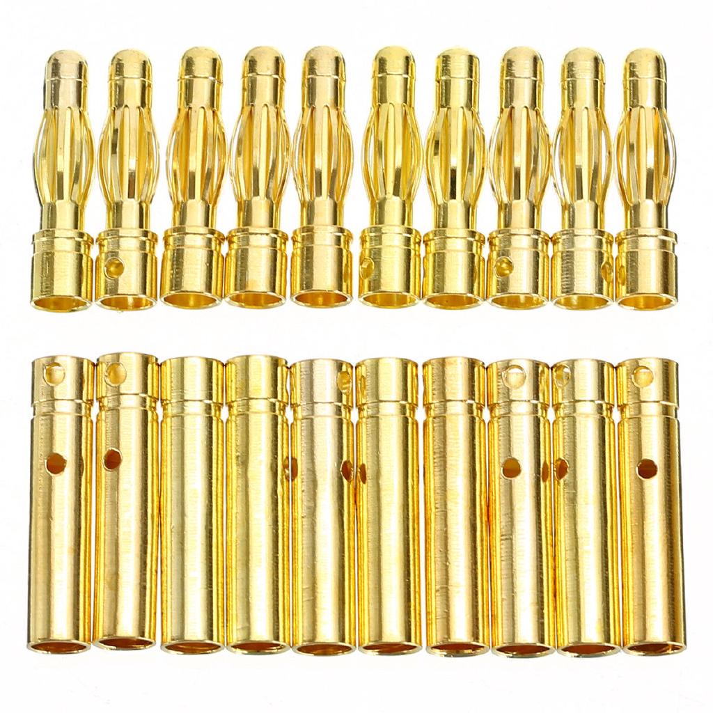 Jack Cắm Bắp Chuối 4mm điện mạ vàng