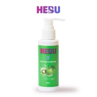 Dung dịch vệ sinh nam HEBU dạng gel hương táo kiwi giúp khử mùi tự nhiên lành tính và giảm viêm ngứa chai vòi nhấn 100ml