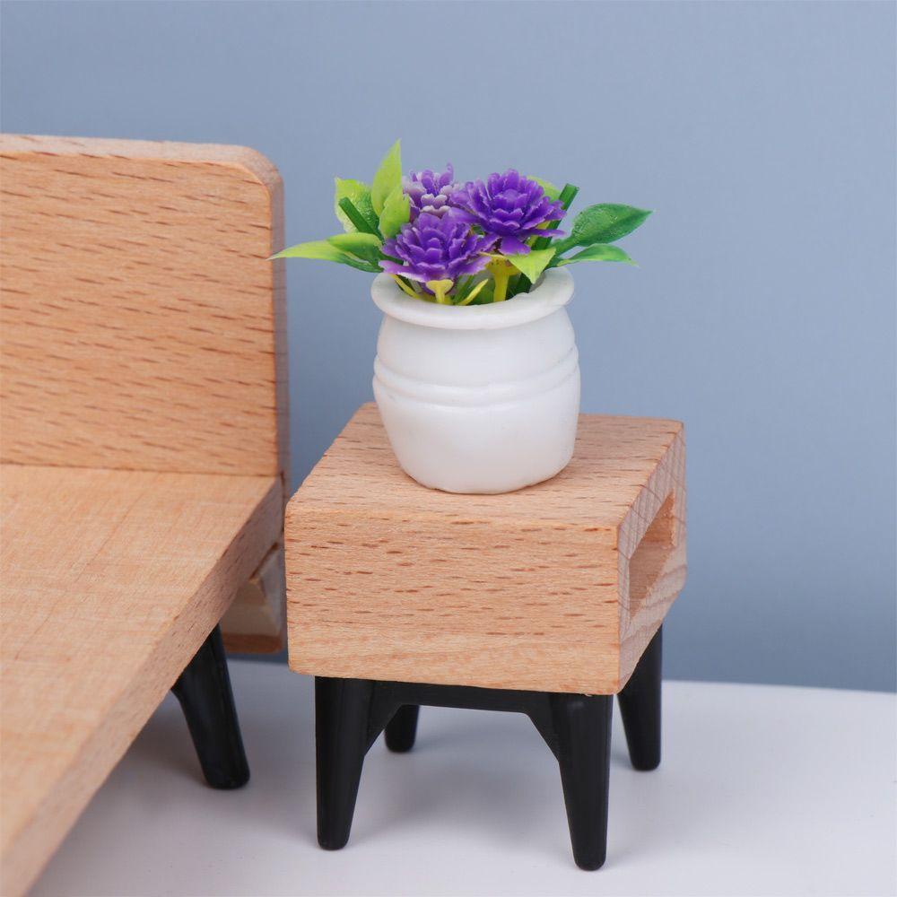 LUOL Giỏ Hoa Mini Trang Trí Nhà Búp Bê